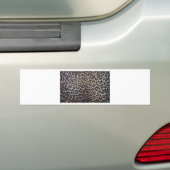 Leopard Fur Bumpersticker (Op auto)