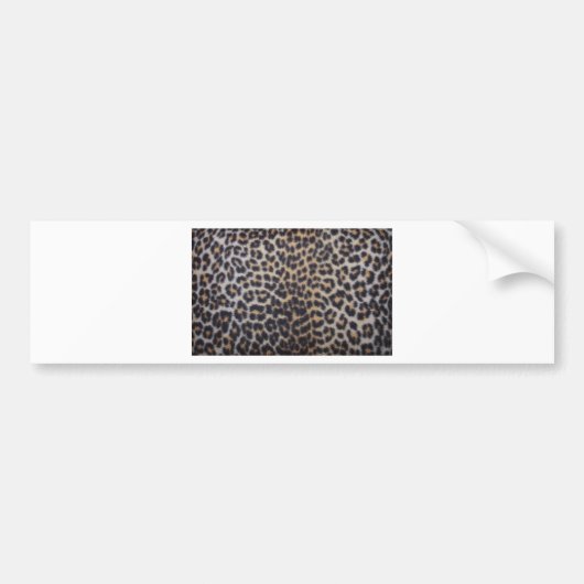Leopard Fur Bumpersticker (Voorkant)