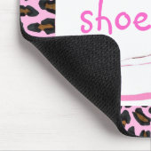 Leopard Fur en Designer High Hiel ShoesRoze Muismat (Hoek)