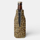 Leopard Fur Flesjeskoeler (Fles Achterkant)
