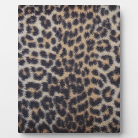 Leopard Fur Fotoplaat (Voorkant)