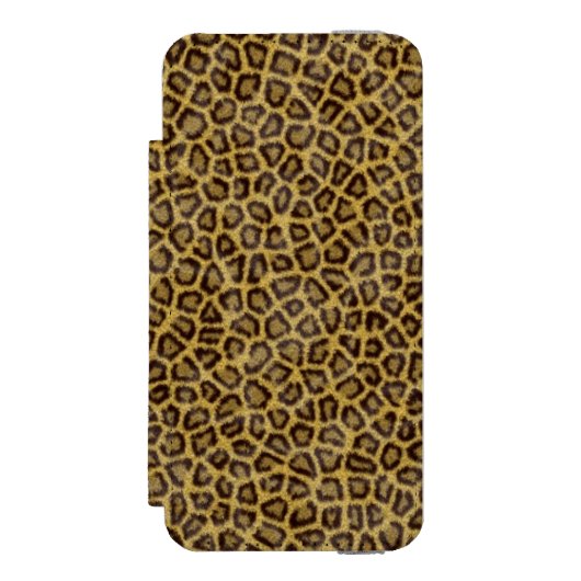 Leopard Fur Incipio iPhone Portemonnee Hoesje (Voorkant Agenda)