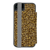 Leopard Fur Incipio iPhone Portemonnee Hoesje (Agenda Achterkant)