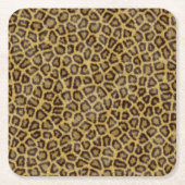 Leopard Fur Kartonnen Onderzetters (Voorkant)