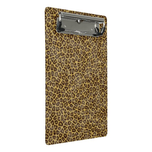 Leopard Fur Mini Klembord (Schuin)