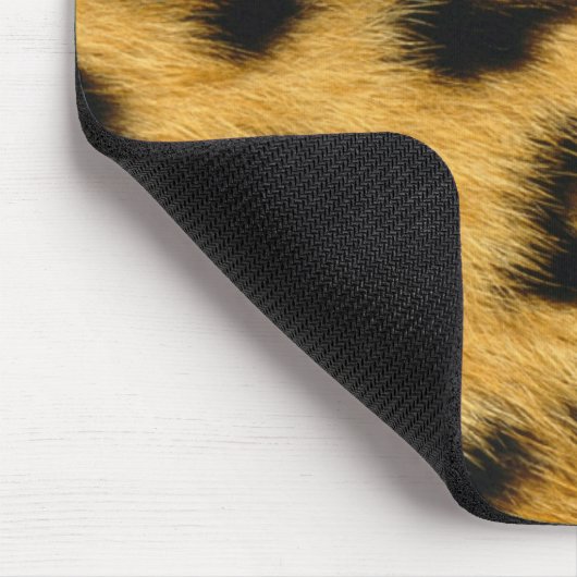 Leopard Fur Mousepad Muismat (Hoek)