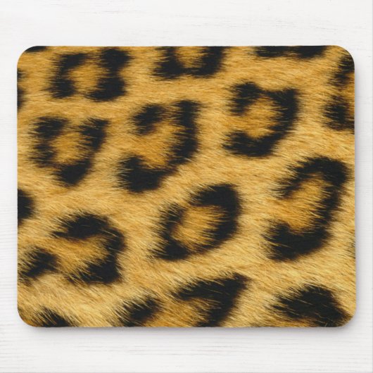 Leopard Fur Mousepad Muismat (Voorkant)