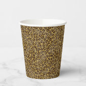 Leopard Fur Papieren Bekers (Links)