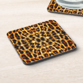 Leopard Fur Pattern Bier Onderzetter (Linkerzijde)
