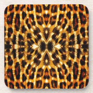 Leopard Fur Pattern Bier Onderzetter