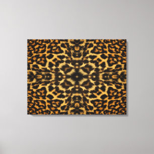 Leopard Fur Pattern Canvas Afdruk