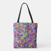 Leopard Fur Pattern Canvas tas (Achterkant)