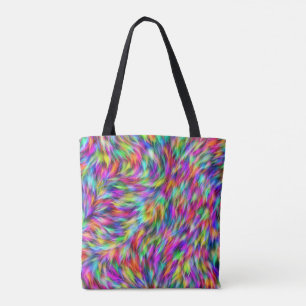 Leopard Fur Pattern Canvas tas