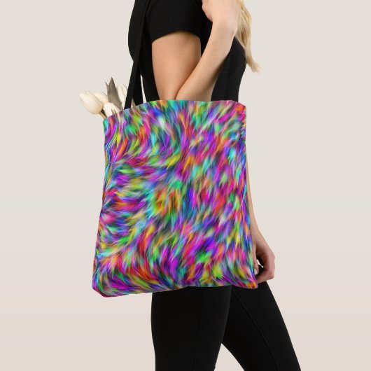 Leopard Fur Pattern Canvas tas (Dichtbij)