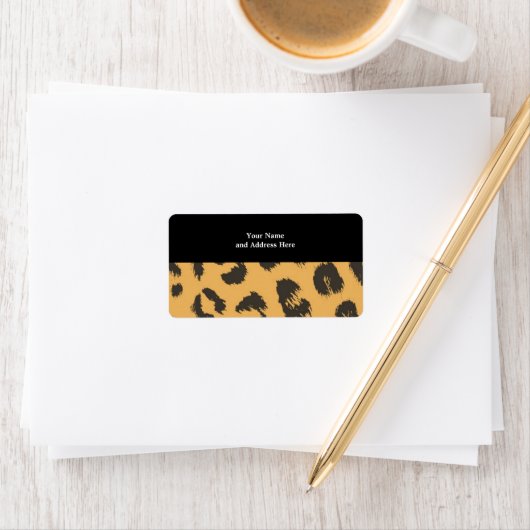 Leopard Fur Pattern Etiket (Insitu)