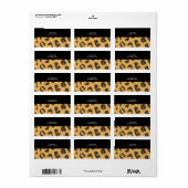 Leopard Fur Pattern Etiket (Full Sheet)