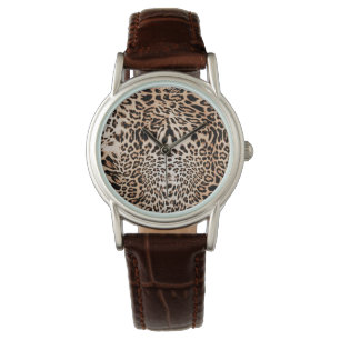 Leopard Fur Pattern Horloge
