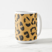 Leopard Fur Pattern Koffiemok (Voorkant rechts)