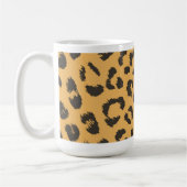 Leopard Fur Pattern Koffiemok (Links)