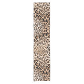Leopard Fur Pattern Korte Tafelloper (Voorkant)