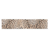 Leopard Fur Pattern Korte Tafelloper (Horizontaal)