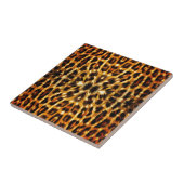 Leopard Fur Pattern Tegeltje (Zijkant)