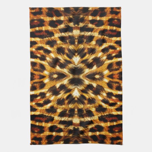Leopard Fur Pattern Theedoek (Verticaal)