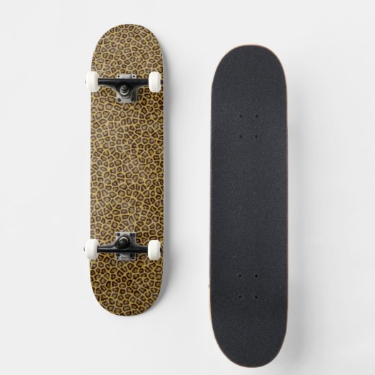 Leopard Fur Persoonlijk Skateboard (Voorkant)