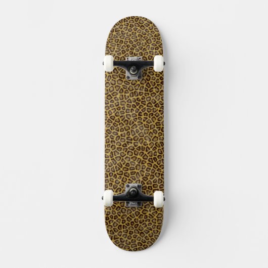 Leopard Fur Persoonlijk Skateboard (Voorkant)
