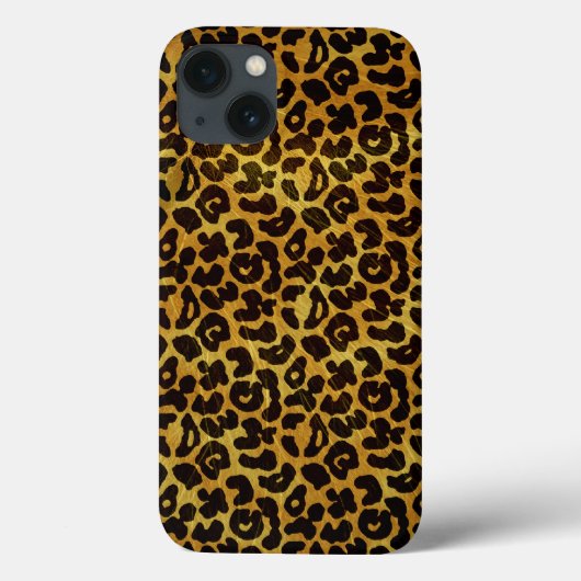 Leopard Fur Print Animal Patroon Case-Mate iPhone Case (Achterkant)