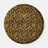 Leopard Fur Print Animal Patroon Magneet (Voorkant)