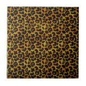 Leopard Fur Print Animal Patroon Tegeltje (Voorkant)