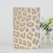 Leopard Fur Print Briefpapier (Staand voorkant)