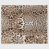 Leopard Fur Print Cadeaupapier (Vlak)