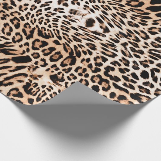 Leopard Fur Print Cadeaupapier (Hoek)