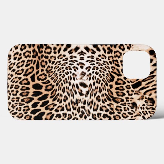 Leopard Fur Print Case-Mate iPhone Case (Achterkant (horizontaal))
