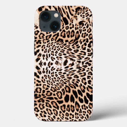 Leopard Fur Print Case-Mate iPhone Case (Achterkant)