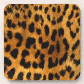 Leopard Fur Print Drankjes Onderzetter (Voorkant)