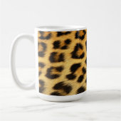Leopard Fur Print Koffiemok (Links)