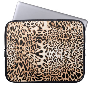 Leopard Fur Print Laptop Sleeve