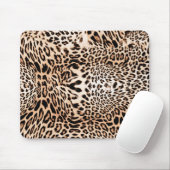 Leopard Fur Print Muismat (Met muis)