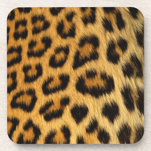 Leopard Fur Print Onderzetter (Voorkant)