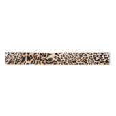 Leopard Fur Print Satijnen Lint (Voorkant)