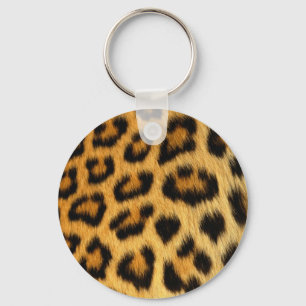 Leopard Fur Print Sleutelhanger