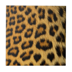 Leopard Fur Print Tegeltje