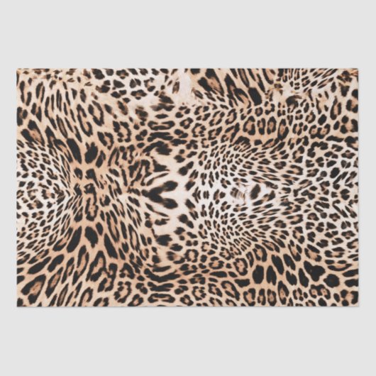 Leopard Fur Print Tissuepapier (Voorkant)