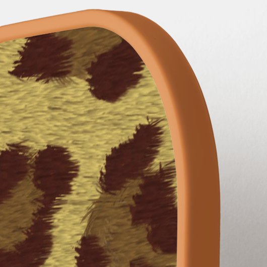 Leopard Fur-printer met persoonlijke voorkeur Pickleball Paddle (Links Detail)