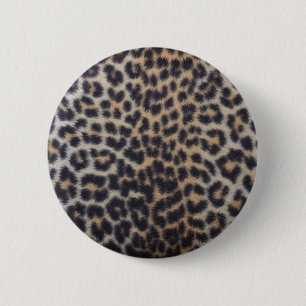 Leopard Fur Ronde Button 5,7 Cm