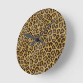 Leopard Fur Ronde Klok (Hoek)