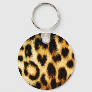 Leopard Fur Sleutelhanger